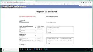 Property Tax Calculators: How To For Dallas and Collin County