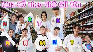 Thử Thách Dùng 200K Mua Đồ Theo Chữ Cái Tên #trangandvinh