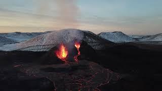 Hey Amigos Fagradalsfiall 4K Iceland volcano