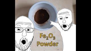 How to get Iron oxide powder