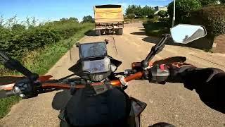 TET Route 5 van Vaals Naar Roermond KTM390 adventure en de Royal Enfield Himalyan 450 (21-09-2024)