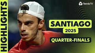 Cerundolo & Etcheverry Battle; Baez, Djere, Coria Feature | Santiago 2025 Quarter-Final Highlights