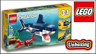 Lego 31088 Creator 3 in 1 Deep Sea Creatures Unboxing