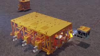 3D Deep-Sea Pipeline Network: Exploration of Offshore Infrastructure and Installation Techniques
