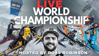 LIVE  World Championship Snowmobile Hill Climbs! From Jackson Wyoming!
