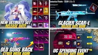 New UC Spending Event Bgmi | Glacier Scar-L Ultimate Set Bgmi/Pubg | Old Gun Skins Back | 3 6 Update