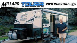 AUSTRALIAN MADE & OWNED MILLARD CARAVANS TOURA 20'6 WALKTHROUGH. 2024 MODEL.