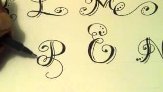 Como hacer Letras Bonitas Fáciles - PARTE 1 - how to make beautiful letters