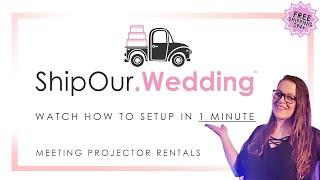 ONLINE PROJECTOR RENTAL HOW TO SETUP QUICK