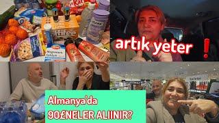 ALMANYA VLOG️ARTIK YETEER SİZE NEDESEM UTANIRSINIZ//90euro NELER ALDIM️ ROSSMAN MAĞZATURU