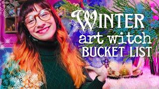 ️Winter Art Witch Bucket List: Creative Quests for Enchantment