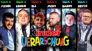 XXL 2vs2vs2 KINDERVERARSCHE SPIELEABEND! ️️️ ft. ELI, MCKY, DANNY, KROKO & MEHDI! 