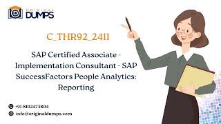 Sample Questions: C_THR92_2411 SAP People Analytics Reporting