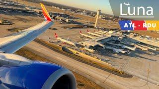 Full Flight - Southwest Airlines Boeing 737-700 Flight From Atlanta to Raleigh/Durham