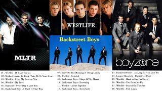 Backstreet Boys, Westlife, MLTR, Boyzone Greatest Hits - 90s Boyband Love Songs Full Album