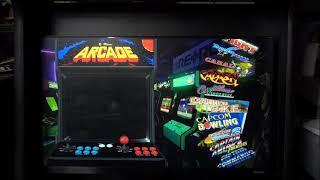 Home Arcade Xtension cabinet with Attract Mode running mame and Redream