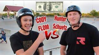 $100 GAME OF SCOOT | CODY FLOM vs HUNTER SCHUETZ