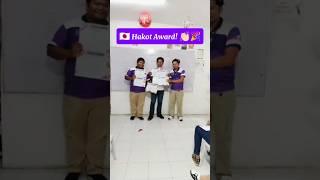 HAKOT AWARD // JAPANESE LANGUAGE CLASS // NIHONGO // JAPAN 