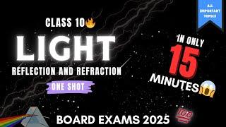 Light Reflection And Refraction Class 10 | One Shot | Rapid Revision