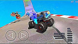 Ramp monster truck racing - car racing 3D - Android gameplay