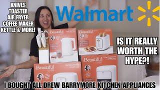 HUGE WALMART KITCHEN APPLIANCES HAUL 2024! I Tried ALL of Drew Barrymore VIRAL Kitchen line!!