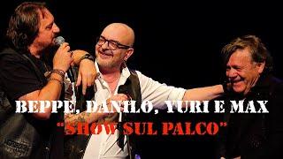 4K - Beppe, Yuri e max dei Nomadi con Danilo Sacco "Show sul palco" - Ronciglione 29.11.2024