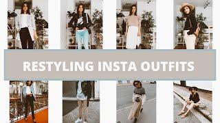 RESTYLING INSTAGRAM INSPIRED OUTFITS. Pepamack. Emma Hill. Mariecher | live&wear NEAT
