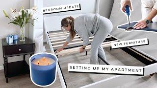Setting Up My Apartment! New furniture! Bedroom, living room & decor shopping