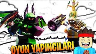 OYUN YAPIMCILARIYLA OYNADIM ÇÖP MÜ ? OP Mİ ?  Roblox Skibidi Toilet Tower Defense