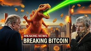 BREAKING BITCOIN: MrBeast Runs, Trump Submits, Saylor VS Devs, Ray Dalio, Godzilla Candle & Samurai