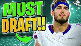 5 MUST DRAFT Players in Fantasy Football 2024!