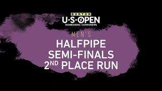 Burton U·S·Open 2020 – Men's Halfpipe Semi-Finals Second Place Run – Pat Burgener