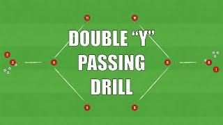 Double "Y" Passing Drill | Football/Soccer