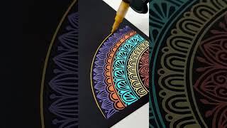 Colorful Creations: Watch Artist Khushboo Create Therapeutic Mandala Art