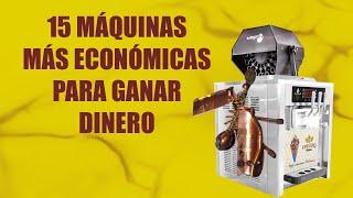 TOP 15 maquinas BARATAS para generar dinero