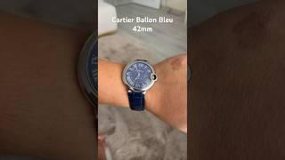 Cartier Ballon Bleu 42mm #watch #cartier #shorts #dresswatch #istanbul #luxury #blue