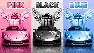 Choose Your Gift...! Pink, Black or Blue  How Lucky Are You  Quiz Shiba