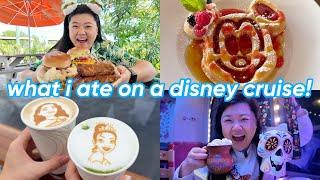 trying EVERYTHING on the DISNEY TREASURE! ️ NEWEST cruise ship food  | VLOGMAS DAY 14