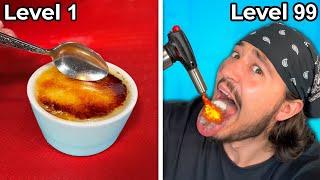 Level 1 VS Level 100 Crème Brûlée!