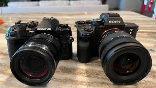 Olympus OM-1 Compared to Sony A74 (in a few key areas to me)