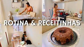 ROTINA DO DIA | FIZ ALMOÇO CASEIRO DELICIOSO | ORGANIZAÇÃO NO LAR | ACADEMIA 6H | BOLINHO RECHEADO