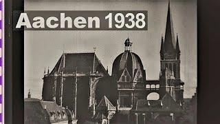 Aachen 1938 - Dom - Rathaus - Altstadt - throne of Charlemagne