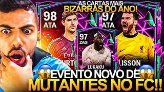 EVENTO NOVO HOJE!  MUTANTES COM CARTAS MAIS BIZARRAS DO ANO  | NOVOS ICONS DA EURO  - FC MOBILE