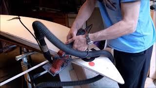 Do it yourself conversion of an old slalom windsurf board into a new one (Part one)