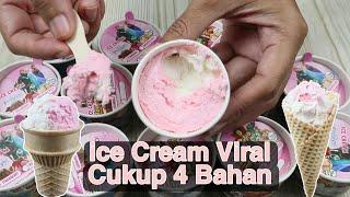 RESEP ICE CREAM WALLS MODAL KECIL UNTUNG BESAR DI JAMIN  LARIS UNTUK JUALAN SUPER LEMBUT DAN CREAMY