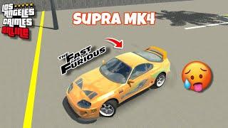 LAC - The Fast & The Furious Supra Mk4 | Los Angeles Crimes Online Supra MK4 Skin Mod 