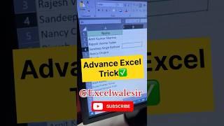 Advance Excel TrickShrink to Fit #excelwalesir #exceltricks #ytshort #computertips #training