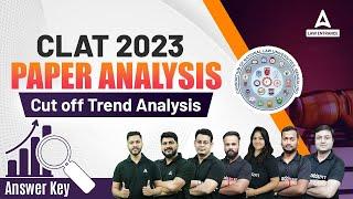 CLAT 2023 Paper Analysis | CLAT 2023 Paper Solution | CLAT 2023 Answer Key | Cutoff Trend Analysis