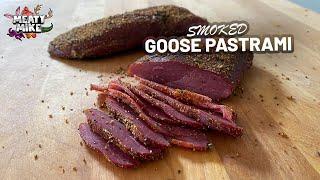 Smoked GOOSE PASTRAMI on the Grilla Grills Silverbac Pellet Grill