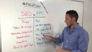 What's the difference between SEO vs PPC?